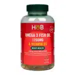 Holland And Barrett Omega 3 Fish Oil 1200 mg & Vitamin D 120 Tablets