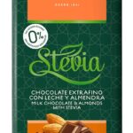 Trapa Stevia Chocolate Bar Milk And Almonds 75 Gm