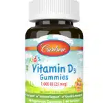كارلسون كيدز فيتامين د3 بنكهة الفاكهة الطبيعية - 60 قطعة حلوي