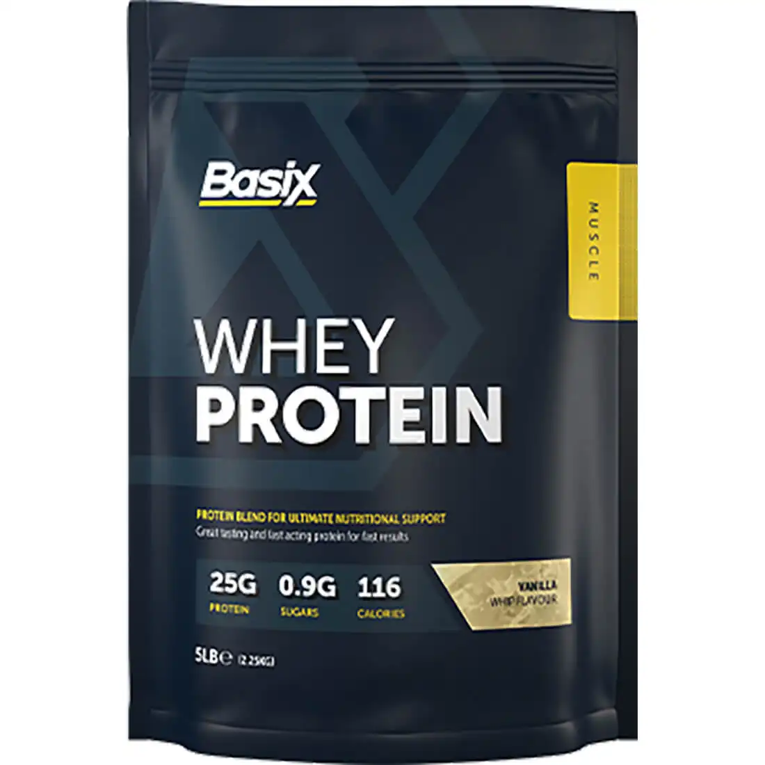 basix-whey-protein-vanilla-whip-2-25-kg-1_1.webp Basix Whey Protein 71 Servings Vanilla Whip Powder 2.25 Kg - Image 1