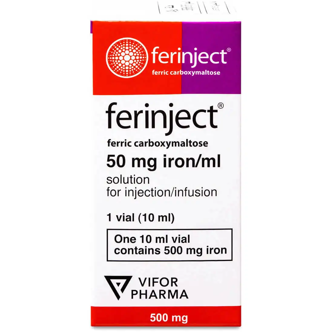 ferinject-50-mg-iron-ml-1-vial-1_1.webp Ferinject Iron 1 Vial For Injection - Image 1